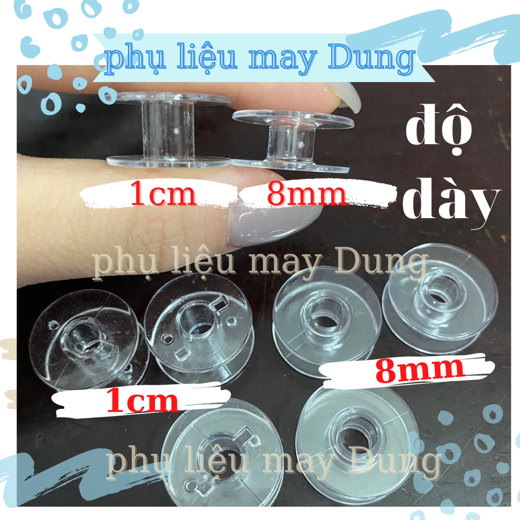 Suốt nhựa máy may Gia Đình dày 0.8cm và 1cm
