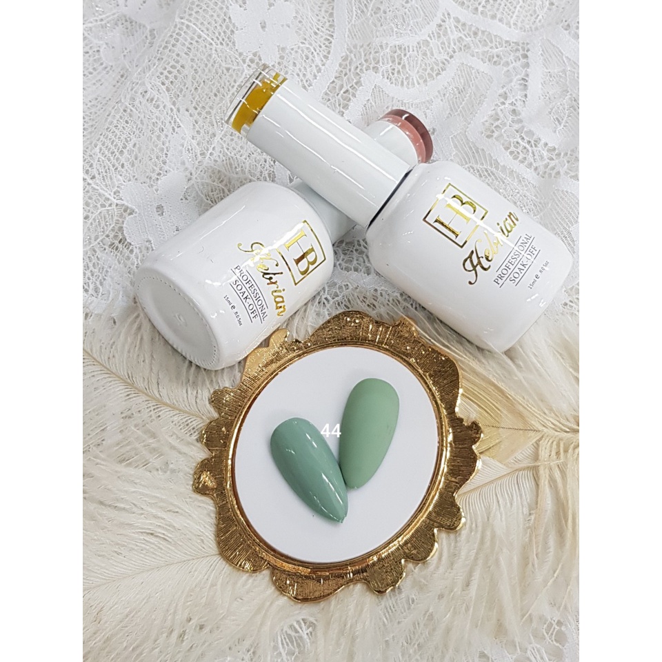 Sơn gel Hebrian 15ml - HP bảng màu 7 tông xanh