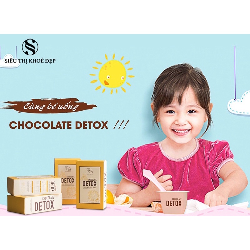 COMBOR 2 hộp HOT.Chocolate Detox Actiso - Traphaco Đồ uống cao cấp  Atiso Sapa & Cacao Bến Tre
