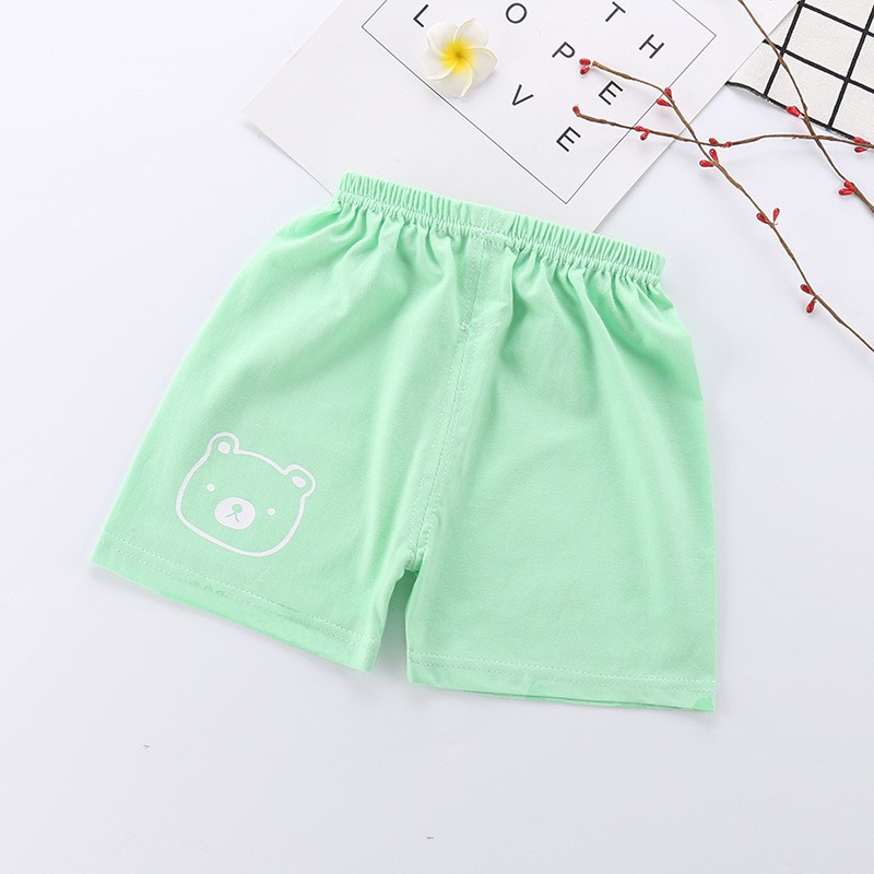 [ rẻ nhất shopee] Quần đùi bé trai, bé gái chất liệu cotton mềm, mịn, mát hàng Quảng Châu cao cấp từ 1-10 tuổi