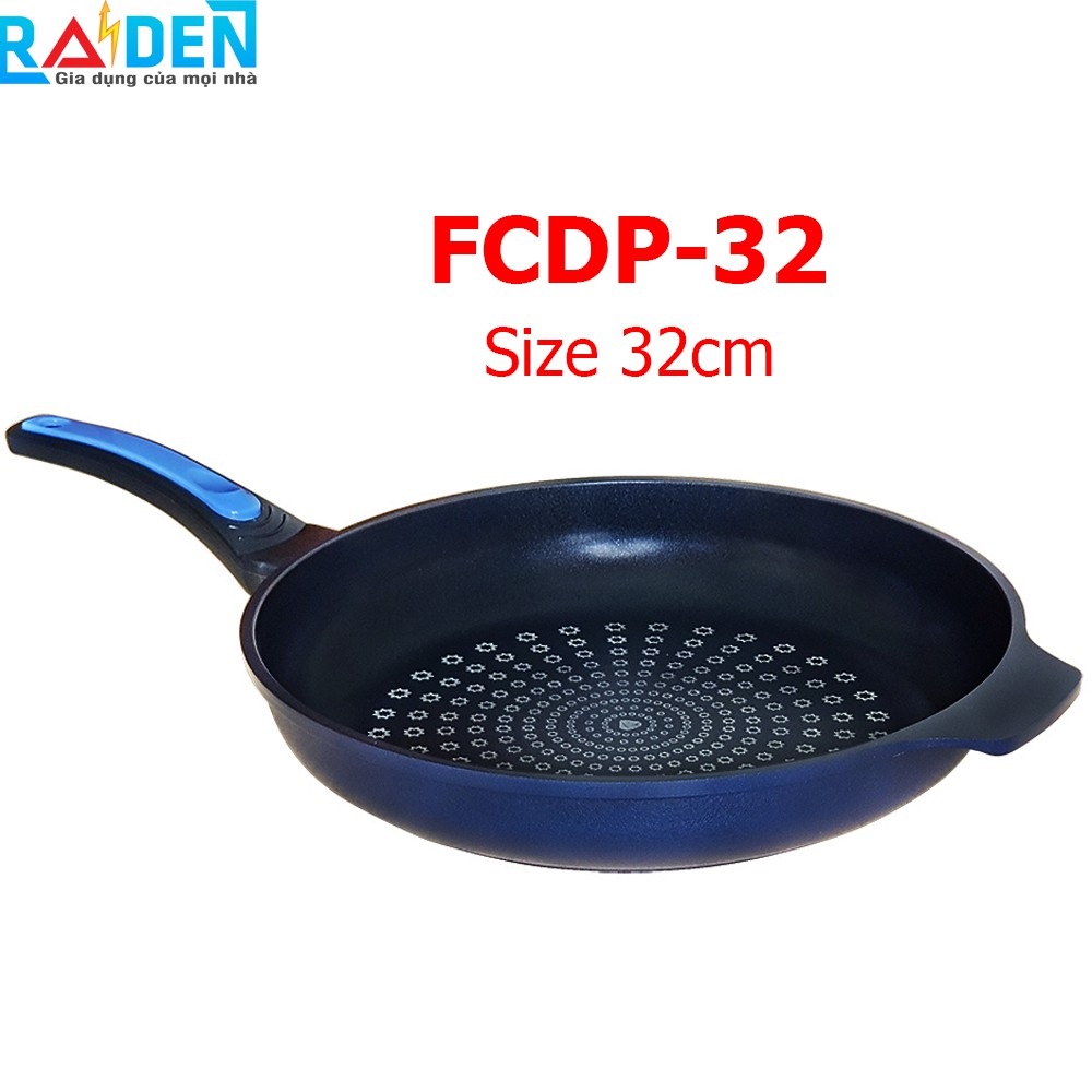 Chảo đá chống dính kim cương cạn CookWay Nhập khẩu Hàn Quốc FCDP-32 size 32cm