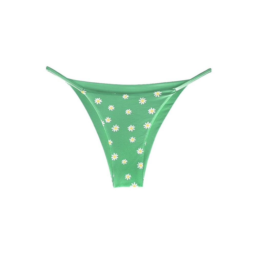 Quần bơi lẻ BOLD BIKINI 2in1 (Mặc được cả 2 mặt) hoa cúc xanh