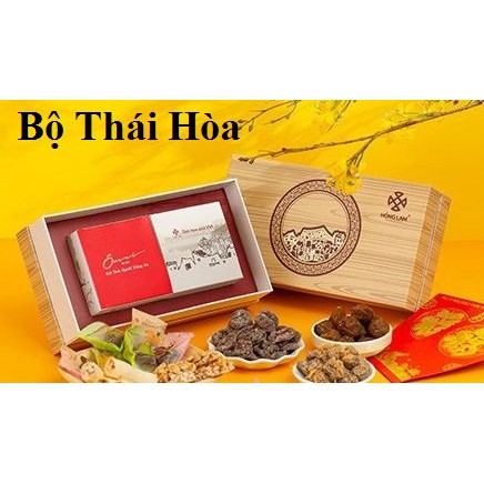 BỘ QUÀ Ô MAI HỒNG LAM