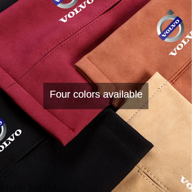 Hộp đựng khăn giấy ô tô Volvo Suede Túi đựng khăn giấy Túi đựng đồ trang trí ô tô cho V70 / S60 / S8