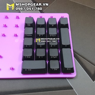Set keycap Numpad thick pbt oem profile ninja print 17 keys