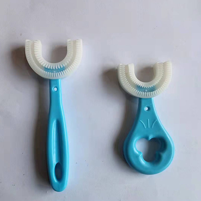 Bàn chải đánh răng hình chữ U mềm mại dành cho bé 2-6-12 tuổi