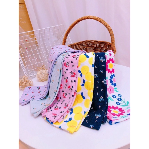 Quần thông hơi dài hoạ tiết màu 1-7