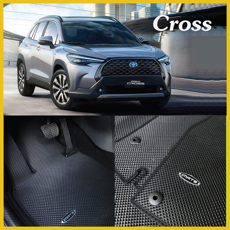 Thảm lót sàn ô tô IMATS cho xe Toyota Cross - cao cấp - không mùi - không ẩm mốc - dễ vệ sinh
