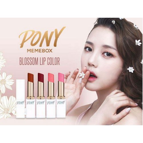 [Pony effect] Son Lì Dạng Thỏi Pony Blossom Lip Color