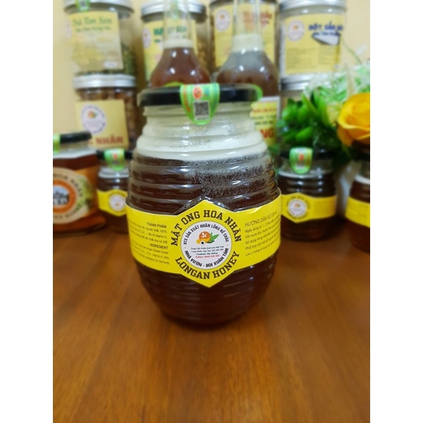 Mật ong hoa nhãn Hưng Yên chuẩn 100% không đường 180ml