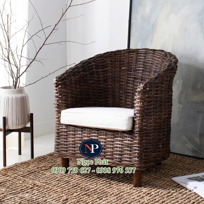 Nệm Ngồi Ghế Salon Mây TIDUS - Nhận Làm Hàng Theo Yêu Cầu.