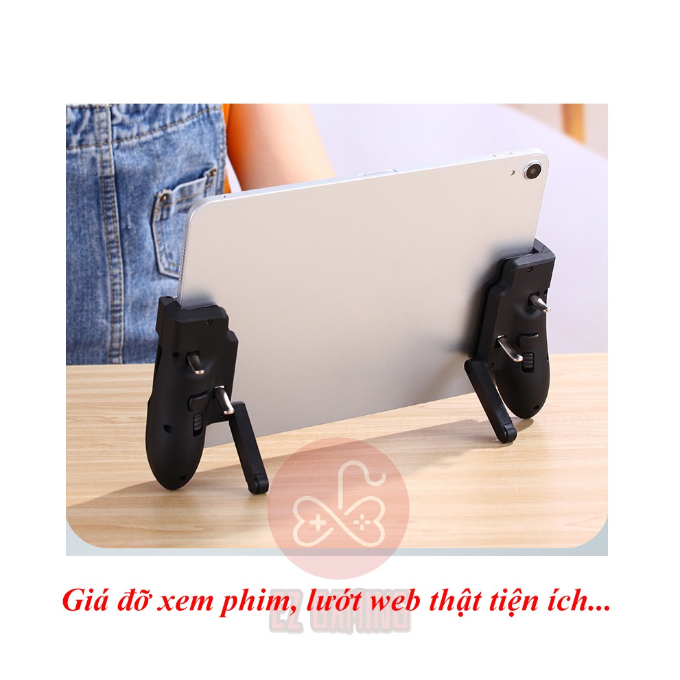 Tay cầm chơi game H11 cho Ipad, máy tính bảng, chơi game PUBG mobile, ROS, Freefire bản nâng cấp thế hệ mới