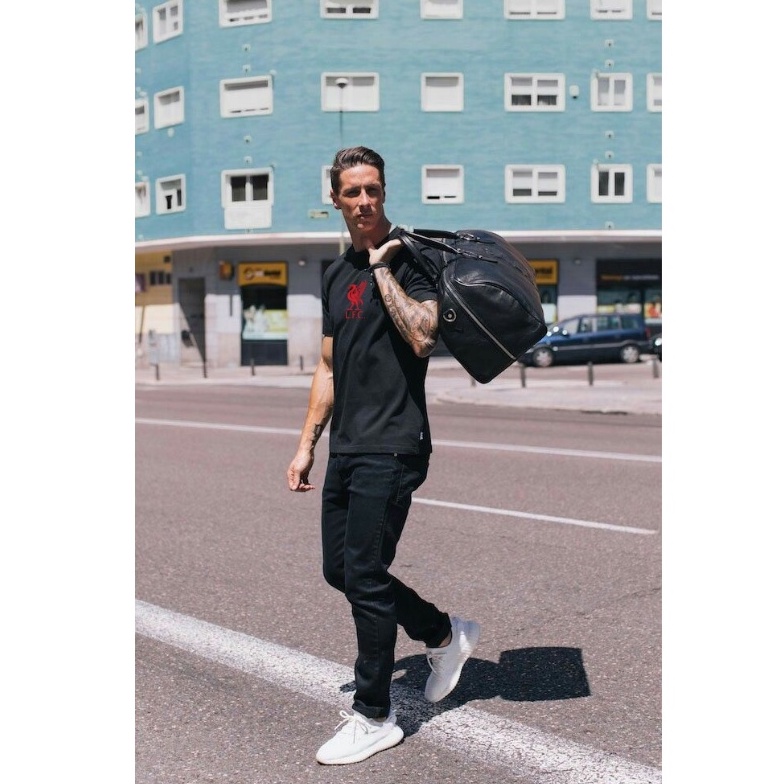 Áo Liverpool thời trang You'll Never Walk Alone Salah, Van Dijk, Torres nam nữ đen trắng