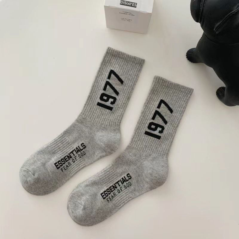 Vớ Cotton Cổ Cao Thời Trang Đường Phố Cá Tính Cho Nam Nữ