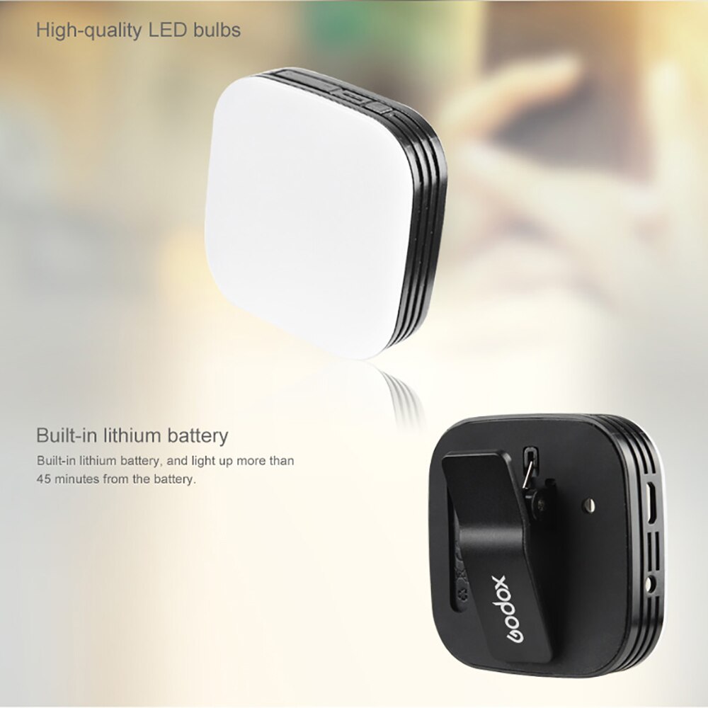 Đèn Led Godox Ledm32 Mini Hỗ Trợ Chụp Ảnh Cho Điện Thoại