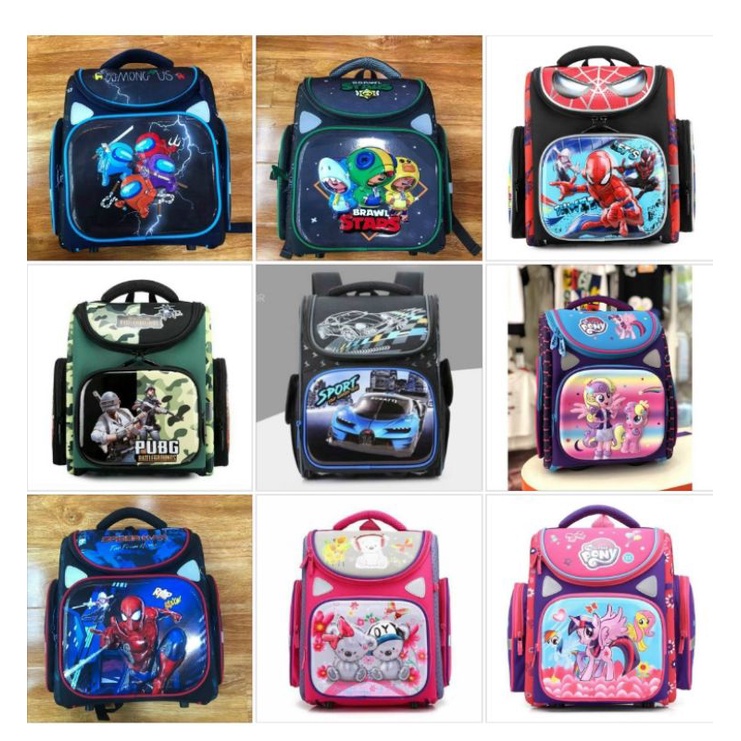 balo chống gù xin đủ màu hình cho bé tiểu học