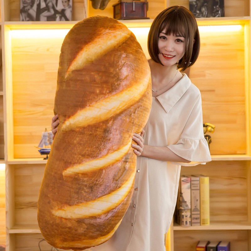 GỐI ÔM Ổ BÁNH MÌ 3D (100 CM)