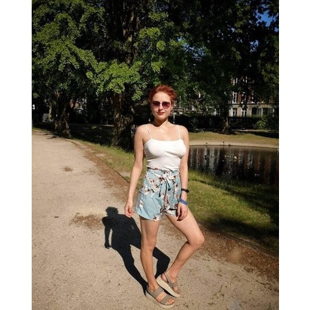 Giày Sandal Cross nữ đế xuồng Brooklyn siêu êm nhẹ chân cao 5 phân
