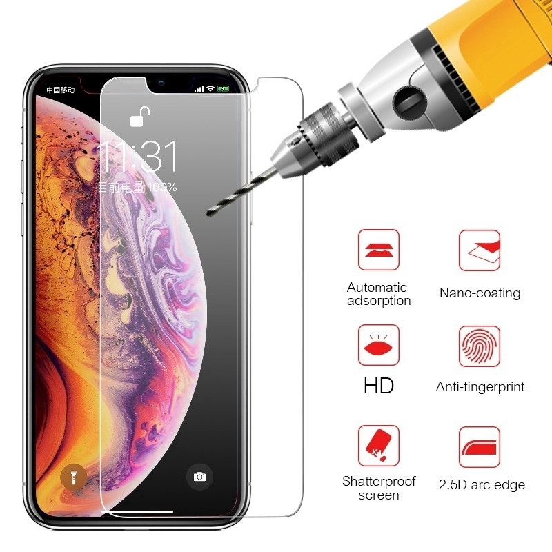 Kính Cường Lực Bảo Vệ Màn Hình Thích Hợp Cho Iphone 11 Pro Xs Xr Xs Max 5 5s 6 6s 7 8 Plus