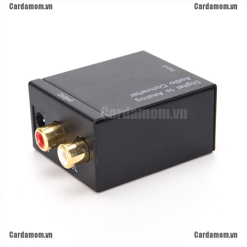 {carda} optical coaxial toslink digital to analog audio converter adapter rca L/R 3.5mm{LJ}