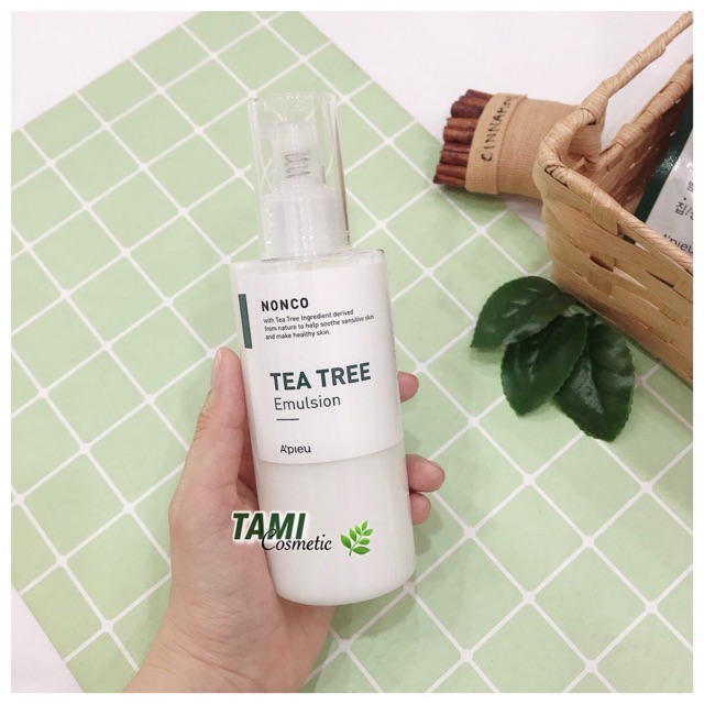 A’pieu Nonco Teatree-Bộ Dưỡng Tràm Trà Giảm Mụn (Date T1,2/2023)