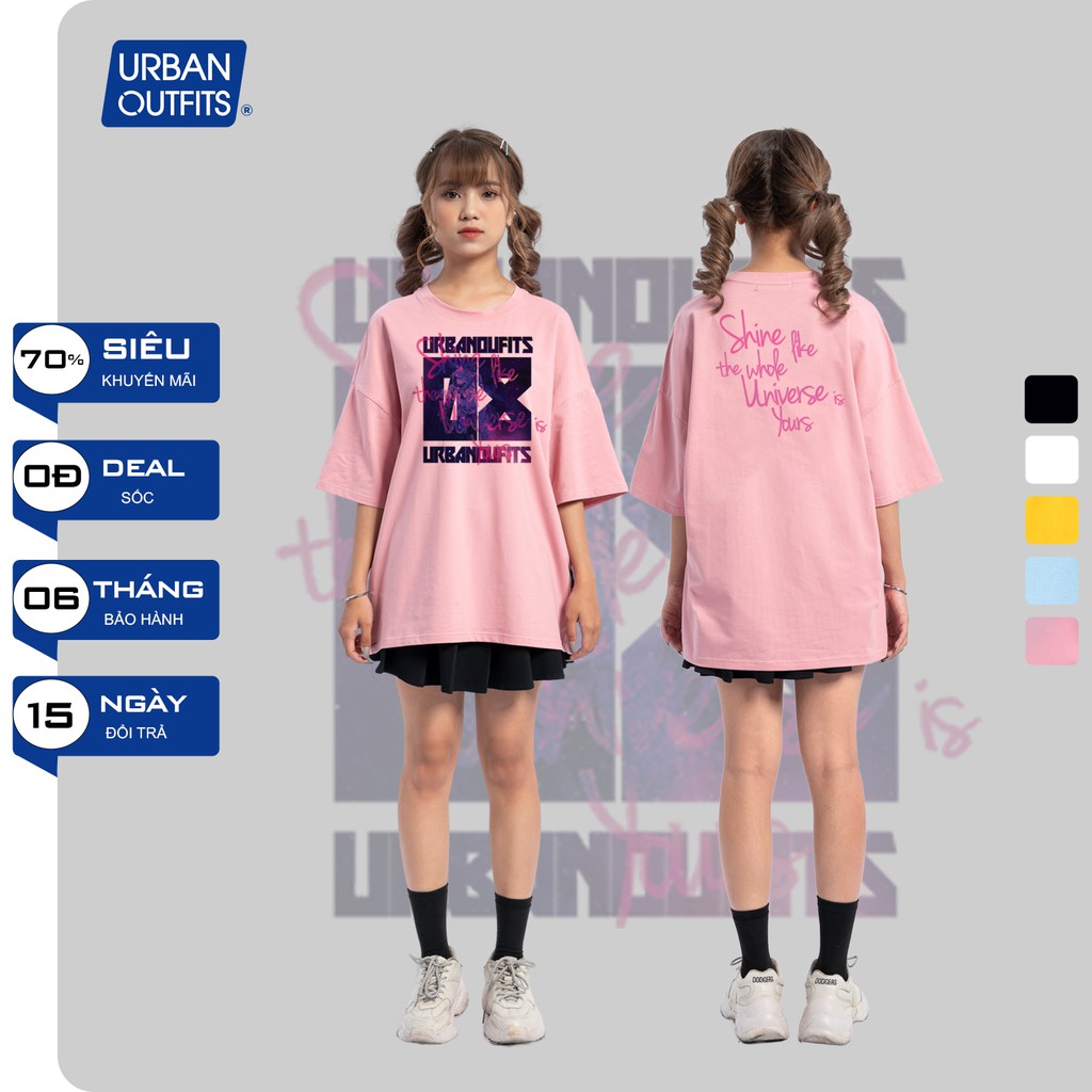 Áo Thun Tay Lỡ Nam Nữ Form Rộng URBAN OUTFITS In 08 Shine Like ATO11 Cotton 4 Chiều Local Brand