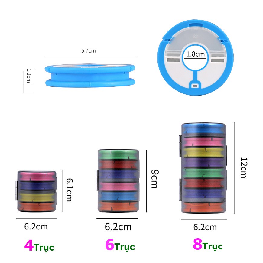 Hộp Đựng Trục Câu Đài Silicone Cao Cấp Đại Lý Đồ Câu Cá Chuyên Dụng Câu Đơn Câu Đài, Trục Câu Đài