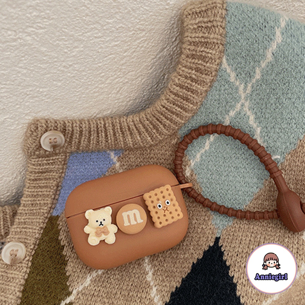 Vỏ bảo vệ hộp sạc tai nghe Airpods 1/2/pro Bluetooth không dây bằng silicon mềm hình gấu đồ chơi dễ thương | BigBuy360 - bigbuy360.vn