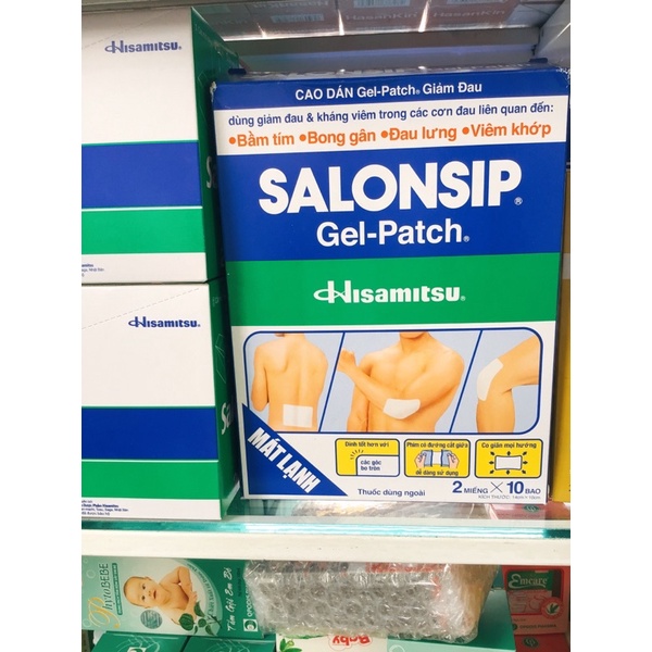 Salonsip Gel-Patch - Cao dán giảm đau Salonsip   - Tổng Kho MiềnNam