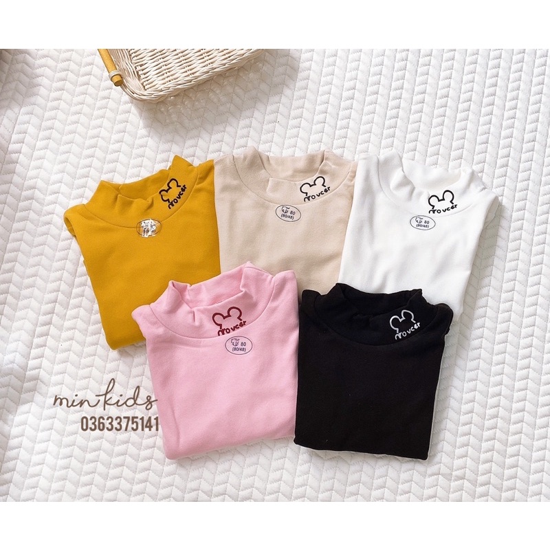 Áo giữ nhiệt cotton len mềm mại cho bé trai, bé gái