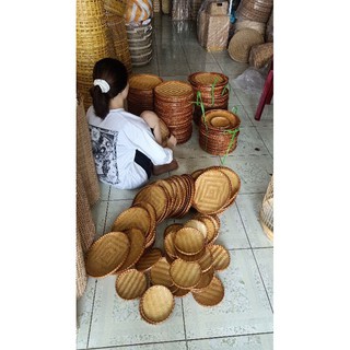 Mẹt tre đựng đồ ăn vặt cỡ nhỏ