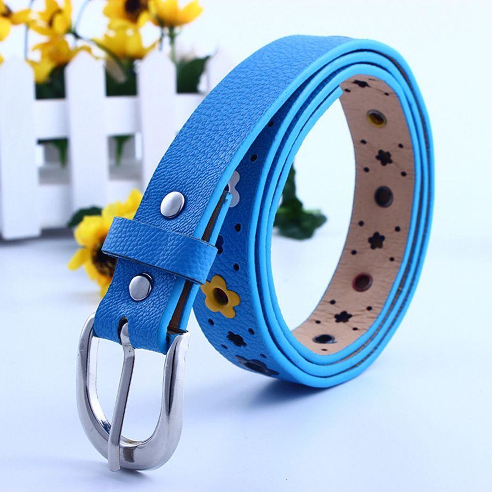 DWAYNE Thắt Lưng Da PU Unisex Có Thể Điều Chỉnh Kích Cỡ Cho Bé