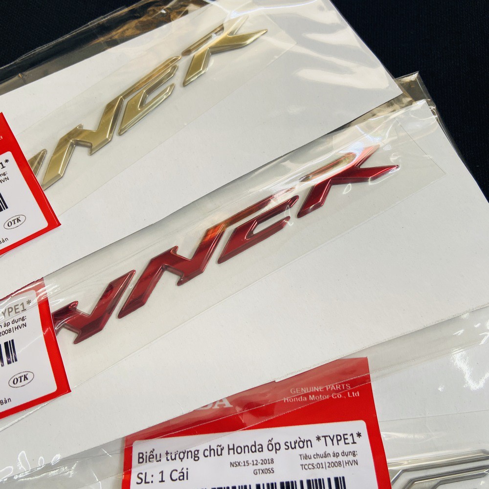 TEM LOGO CHỮ WINNER, WINNER X NỔI CHẤT LIỆU ZIN NHỰA XI BÓNG