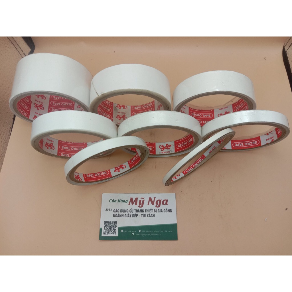 Băng keo 2 mặt thông dụng đủ kích thước-  bán nguyên cây k bán lẻ
