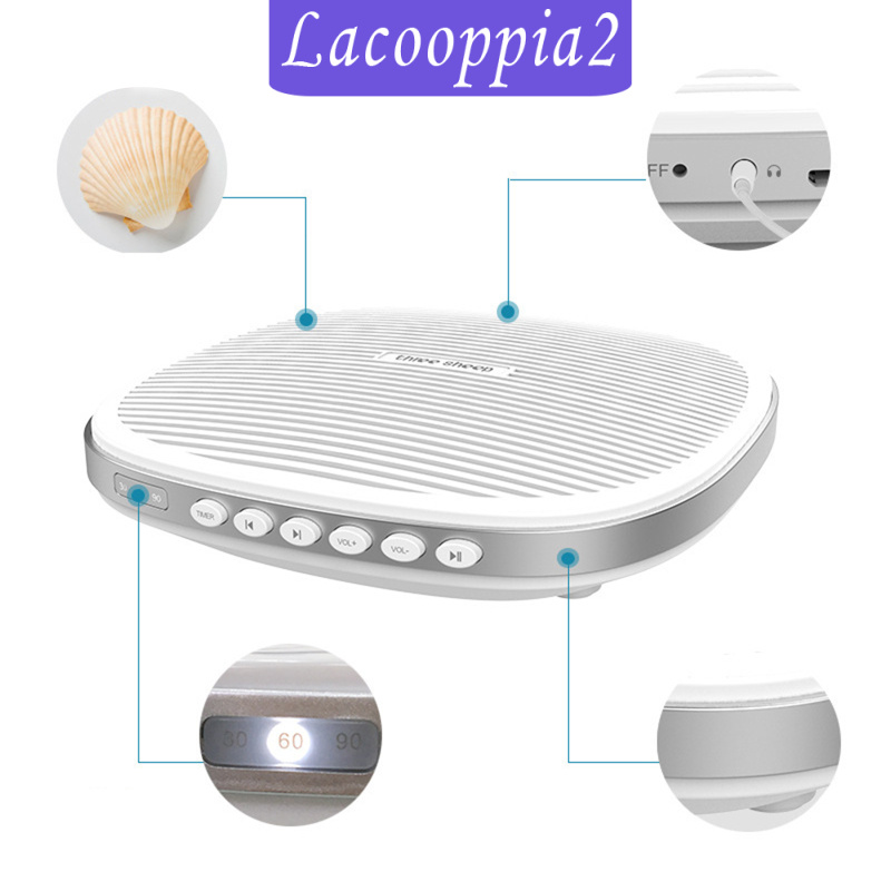 [LACOOPPIA2]White Noise Sound Machine Spa Easy Sleep Baby Relax Therapy for Kids