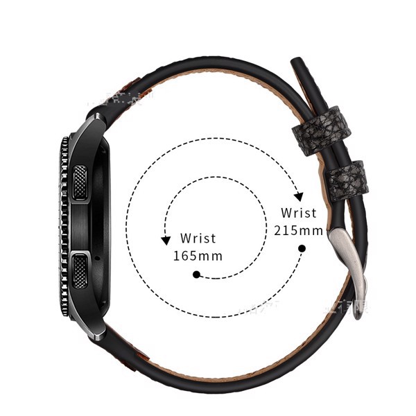 Dây da vân cá đuối đồng hồ Samsung Galaxy Watch