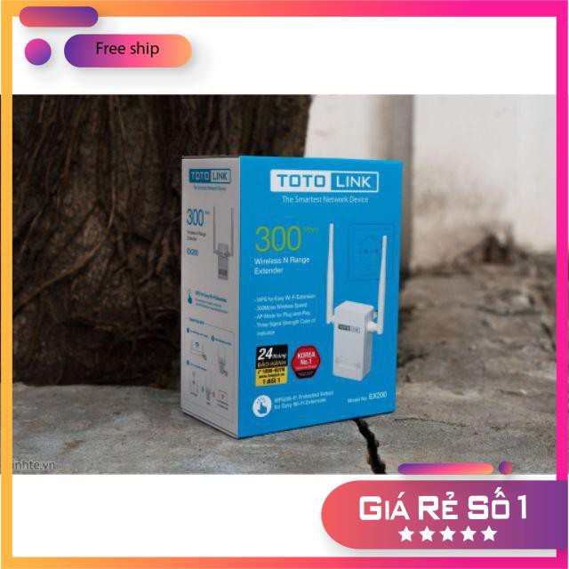 [HÀNG CAO CẤP] Kích wifi Totolink EX200 - Màu trắng - Chính hãng - Bảo hành 36 tháng [CHẤT LƯỢNG] | BigBuy360 - bigbuy360.vn