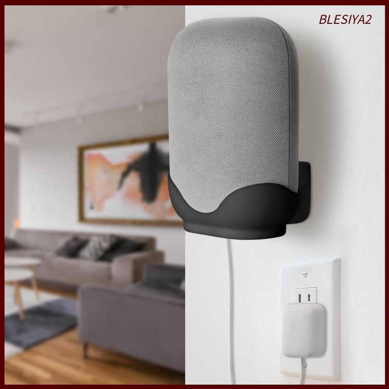 Giá Đỡ Gắn Tường Màu Trắng Di Động Cho Google Nest Audio Phòng Ngủ