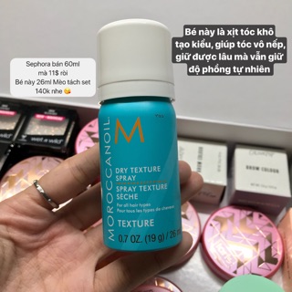 Xịt tạo kiểu tóc Moroccanoil mini 26ml