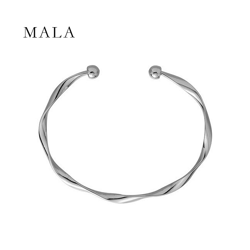 Vòng tay MAYEBE LAVEND Vòng cuff dây mảnh thiết kế đơn giản thời trang