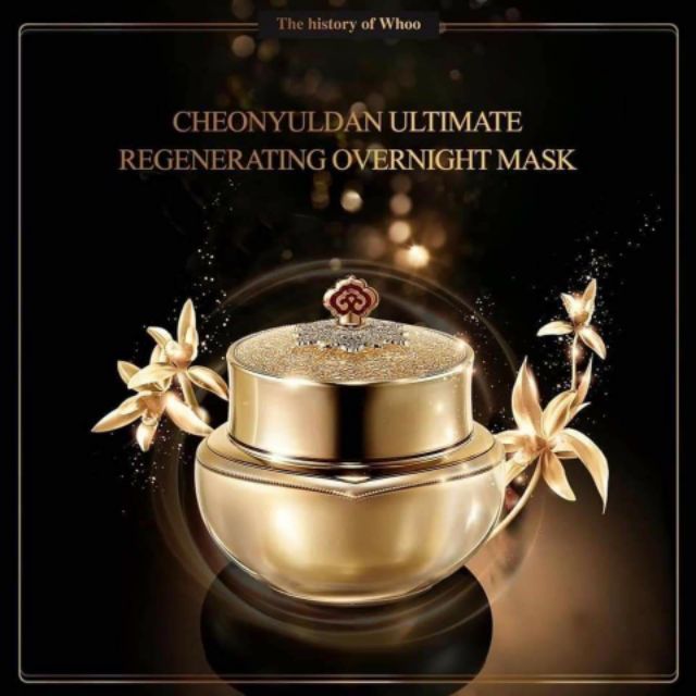 Mặt nạ ngủ trẻ hóa da tái sinh cao cấp Cheonyuldan Ultimate Regenerating Overnight Mask full 75ml