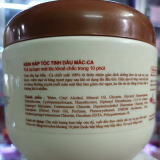 Kem Ủ Tóc  DEBESS MACADAMIA 500G Chiết Xuất Từ Tinh Dầu Mắc-ca Giàu Dinh Dưỡng