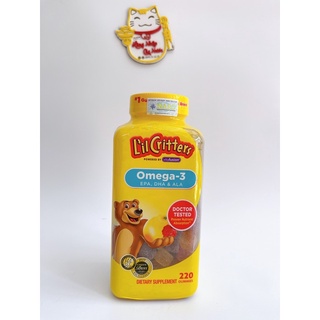 Kẹo gấu gummy omega 3 l’il critters mỹ 220 viên