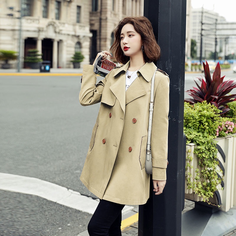 Áo Khoác Dáng Dài Phong Cách Anh Quốc Thời Trang Mùa Thu 2022 Mới