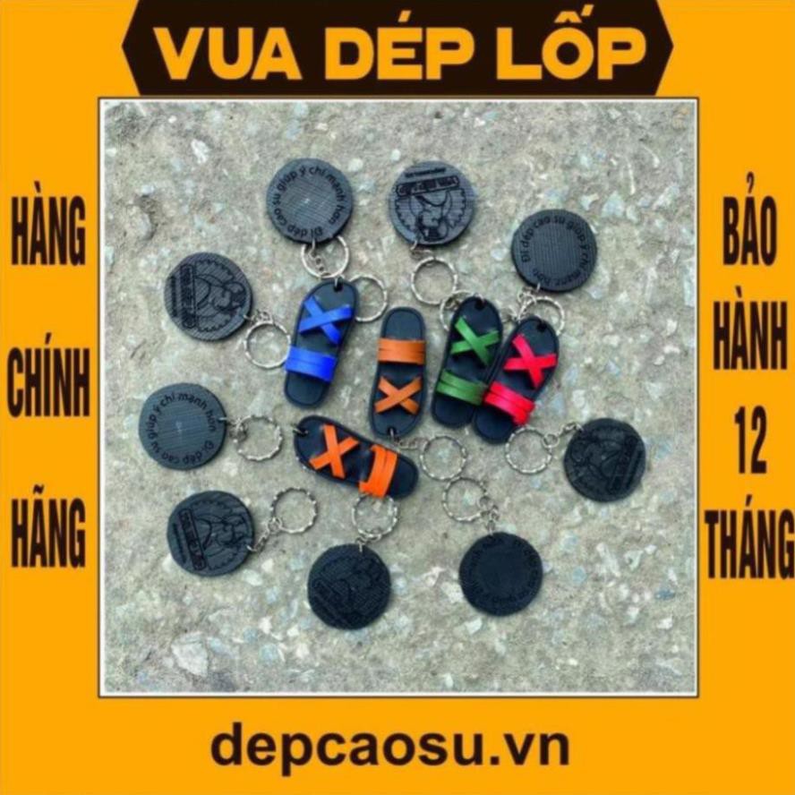 Móc khóa, dép cao su, dép Bác Hồ thương hiệu Vua Dép Lốp Phạm Quang Xuân, chính hãng, có bảo hành, có ảnh thật, có sẵn