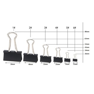 Kẹp bướm BINDER CLIPS nhiều size 15MM