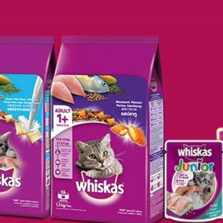 Thức ăn cho mèo Whiskas 1+ gói 1.2kg 400g