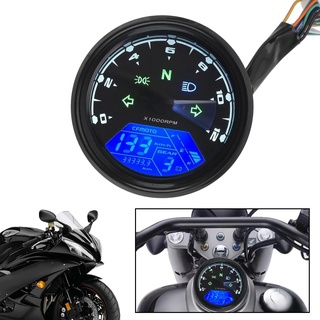 Đồng hồ đo tốc độ xe máy kỹ thuật số đa năng có đèn LED