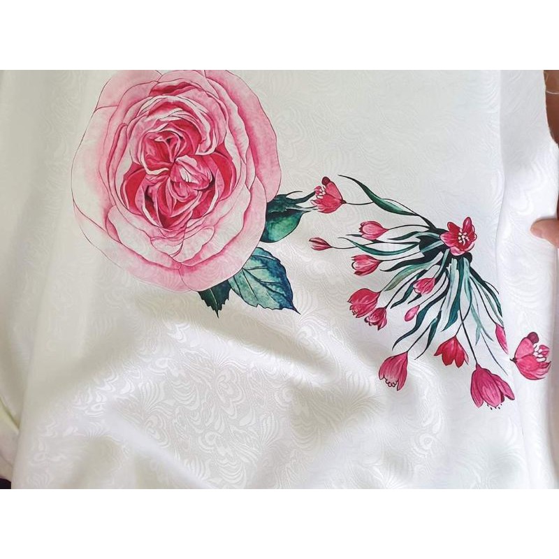 Vải gấm khoang may áo dài