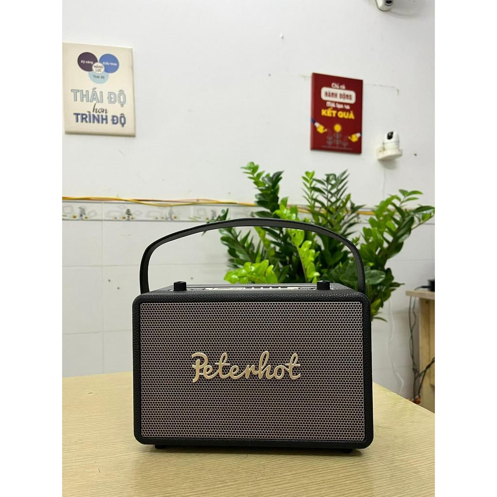 Loa Bluetooth Peterhot A105 Thiết Kế Siêu Đẹp, Bass Căng, Âm Thanh Cực Đỉnh, Có Quai Xách Cầm Tay Tiện Lợi - BH 12 Tháng